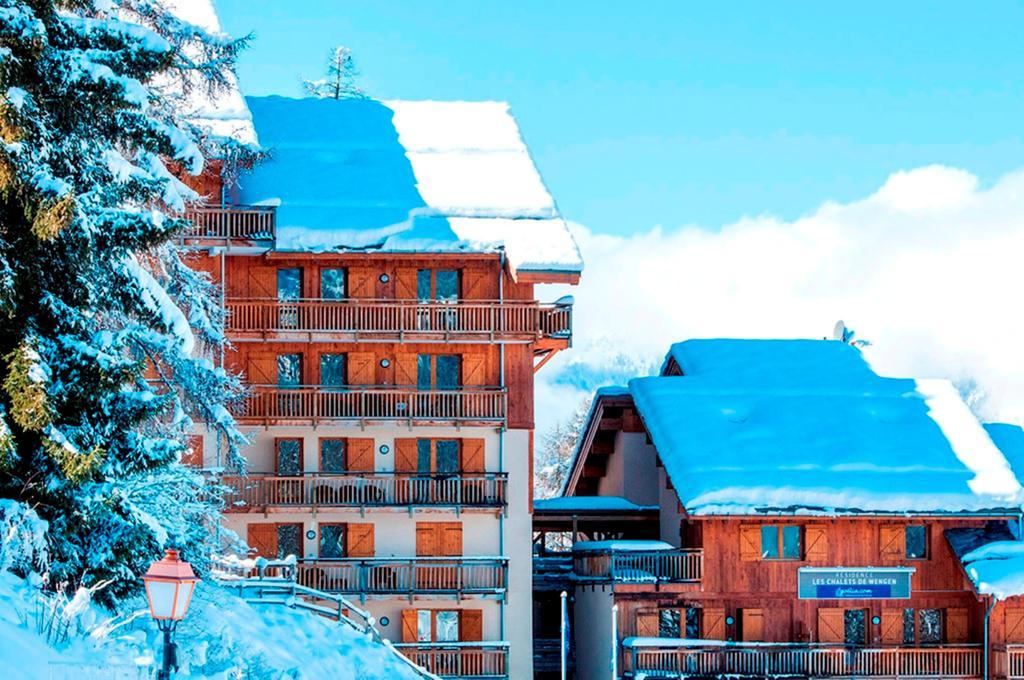 Residence Goelia Les Chalets De Wengen Ла-Плань Экстерьер фото
